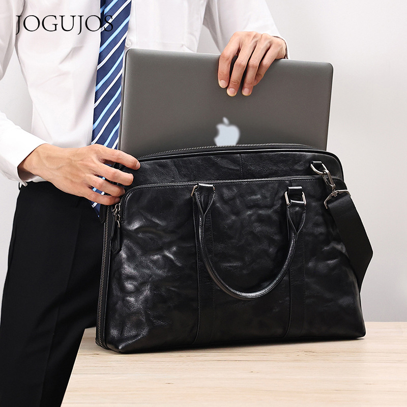 Leather Briefcase - Nowe, oryginalne męskie torby ze skóry