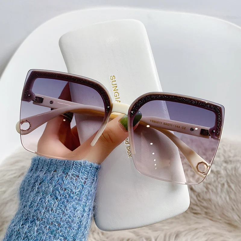Sunglasses Uv400 - Duże okulary przeciwsłoneczne męskie i damskie,