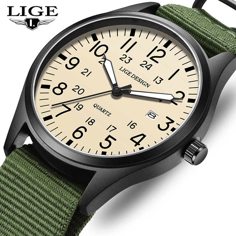 Luxury Watch Men - LIGE 2026 TOP NOWOŚĆ Zegarek Kwarcowy