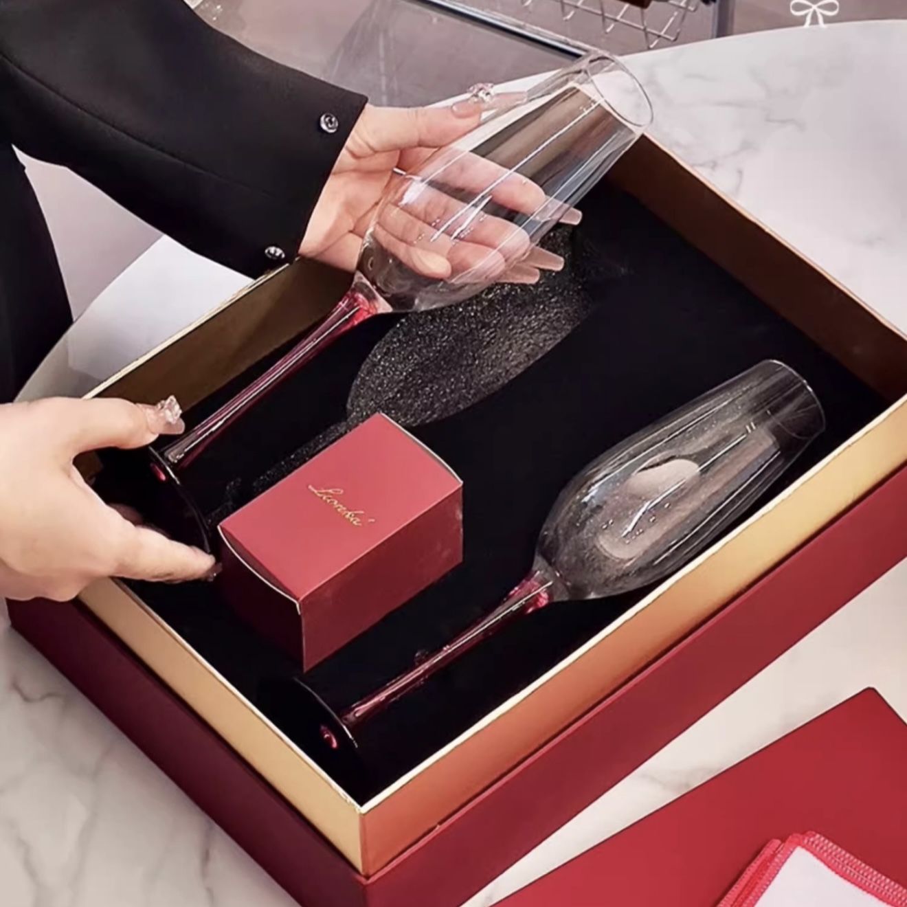 Zestaw eleganckich kieliszków  – Luxury Gift Set recenzja i cena