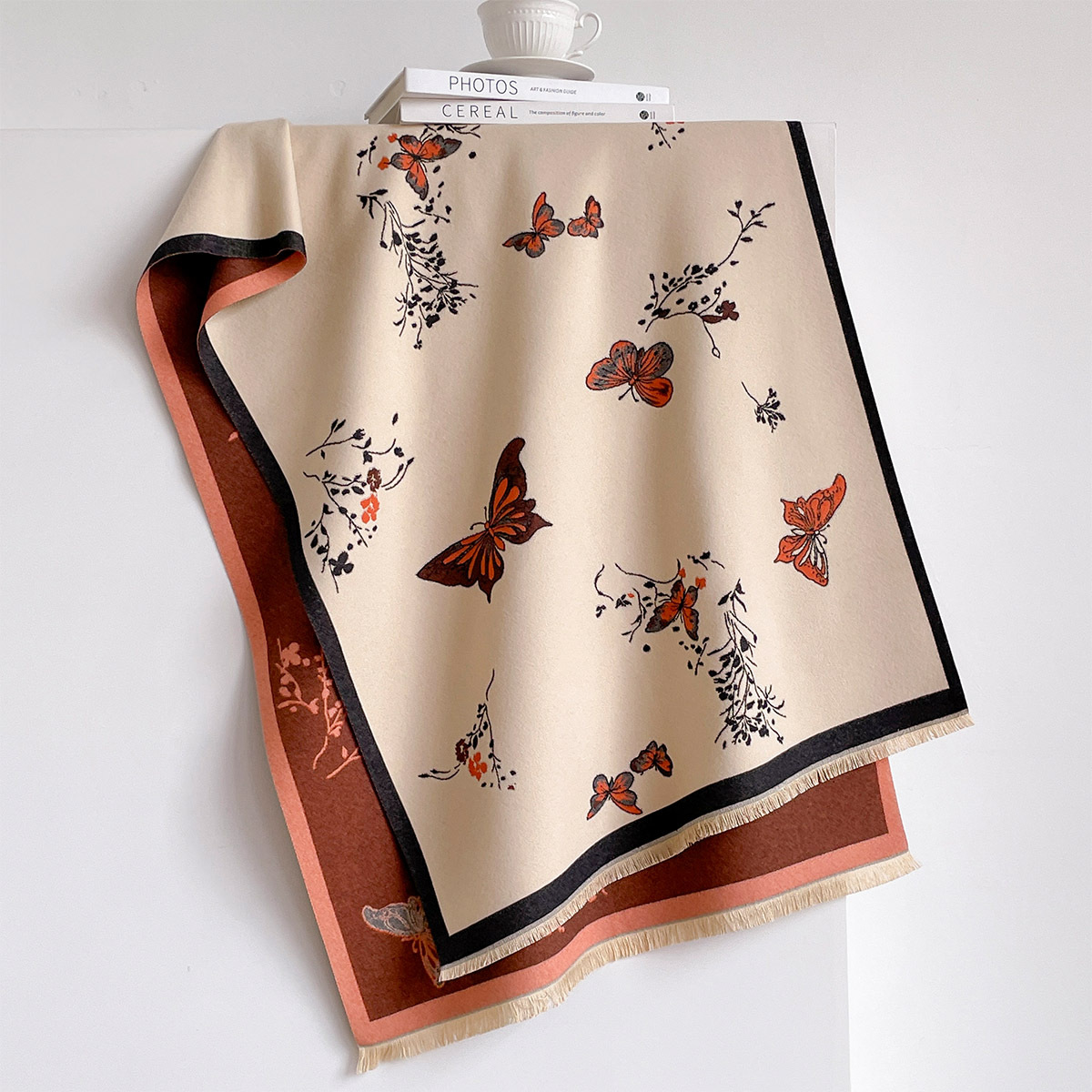 Damski szal z imitacji kaszmir – Cashmere Scarf recenzja i cena