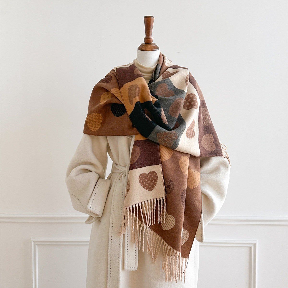 Damski szal z imitacji kaszmir – Cashmere Scarf recenzja i cena