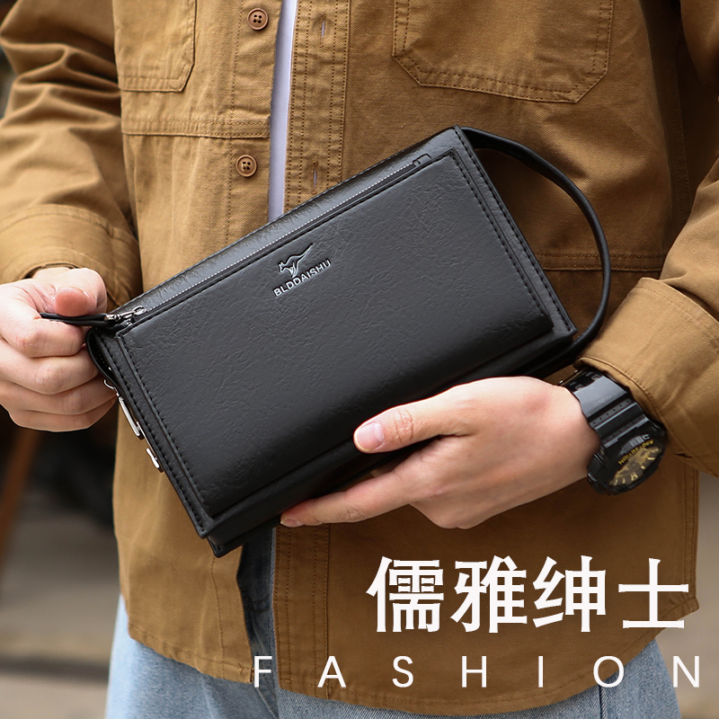 Nowa męska torba kopertówka z  – Leather Wallet Men recenzja i cena